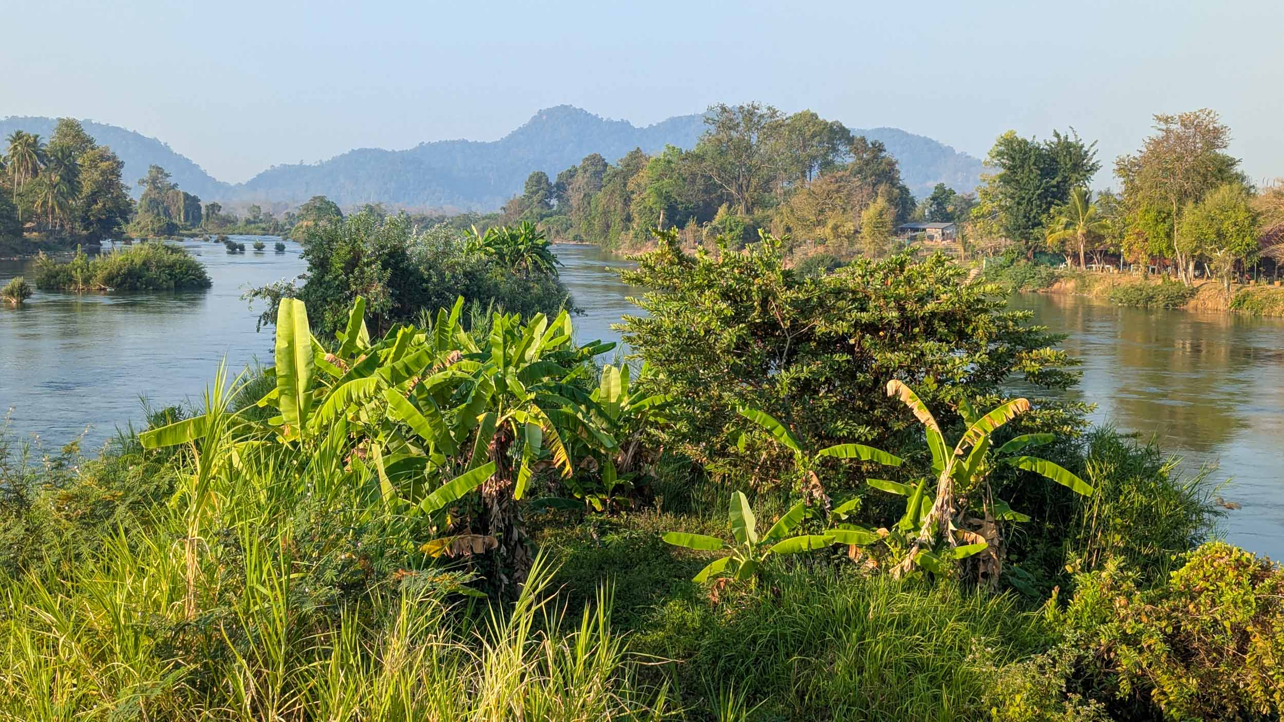 Mekong bei Brücke nach Don Khone