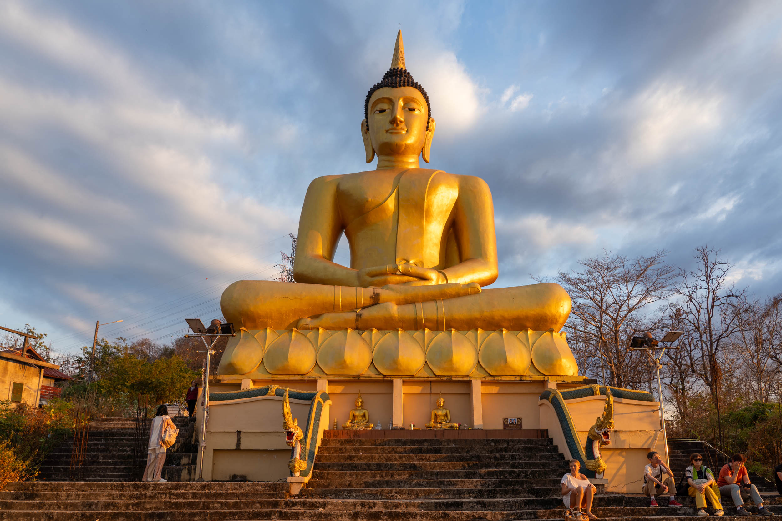 Golden Buddha in Pakse