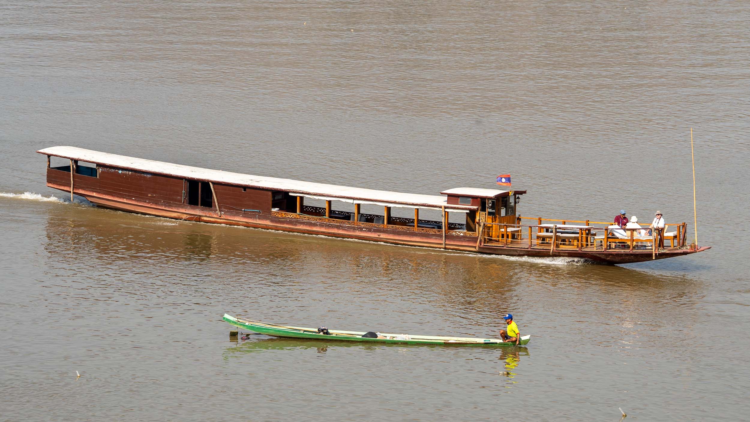 Boote am Mekong